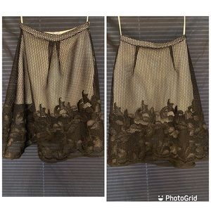 Black and white skirt